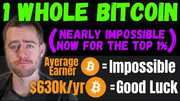 THE TOP 1% CAN'T EVEN BUY A WHOLE BITCOIN NOW |  THIS IS SHOCKING