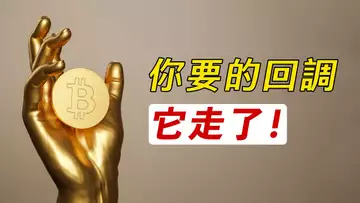 比特幣,你要的回調,它走了!問題是:它走去哪?