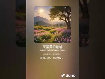 天堂里的爸爸 (为蔡治利先生的托付精心定制。 Dr Robert Lee 词曲 编号: RLAM-F-003)