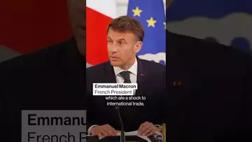 #Trump Tariffs: Macron urges French companies to stop investing in the US