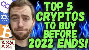 Top 5 Crypto To Buy BEFORE 2023! I WANT TO BUY THESE HEAVY!