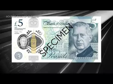 UK Unveils New Bank Notes With King Charles III