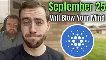 Cardano Is About To Blow YOUR MIND! September 25-26!