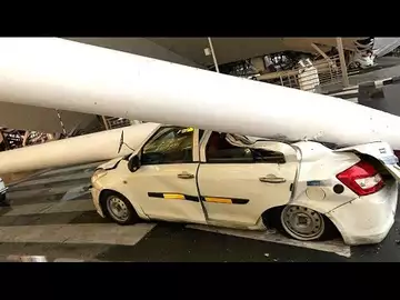 Delhi Airport Suspends Flights After Roof Collapse