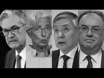 Powell, Lagarde, Kuroda, Bailey Seek to Allay Inflation Concerns