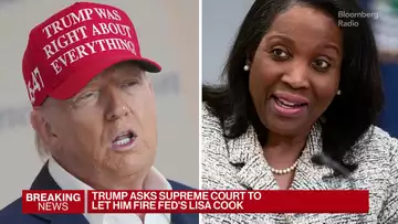 Trump Asks Supreme Court to Let Him Fire Fed’s Lisa Cook