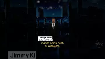 Jimmy Kimmel comes back on the air and says he never intended to make light of Kirk's murder