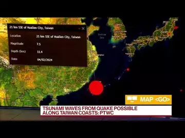 Tsunami Warning Issued After Earthquake Shakes Taiwan