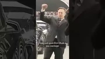 Tesla gives CEO Musk a huge pay package