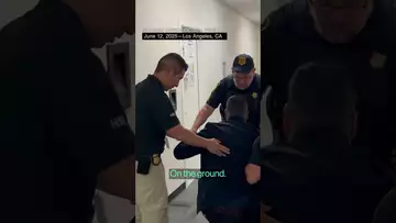 Sen. Padilla forcibly removed from Noem news conference #shorts #politics #immigration #trump