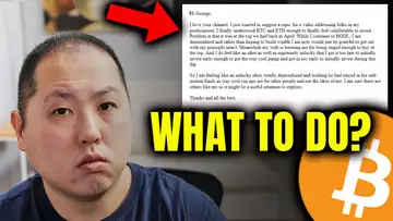 BOUGHT BITCOIN AT TOP?  WHAT SHOULD YOU DO?