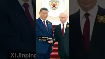 China's Xi Visits Russia and Putin #politics #china #shorts