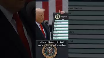 Trump's Trade War Hits a Snag with Court Ruling #politics #shorts