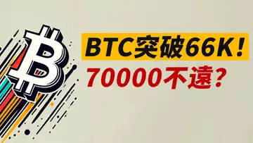 BTC再破66000!N字對稱去68000?小心七萬!