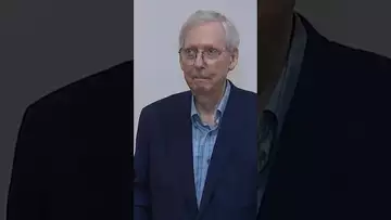 Senator McConnell freezes after being asked a question #politics #shorts