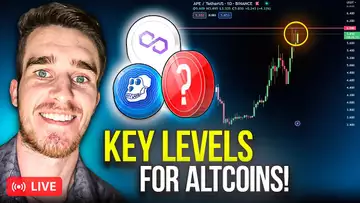 Too Late To Buy ALTCOINS? | These Are The Key Levels For These TOP Altcoins!