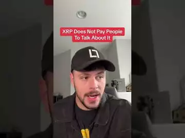 XRP does not pay influencers to talk about it...