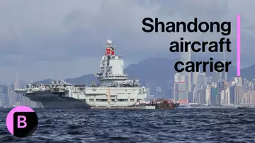 First Chinese-Built Aircraft Carrier in Hong Kong