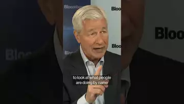 JPMorgan CEO Jamie Dimon’s thoughts on a short selling ban. #bloomberg #shorts