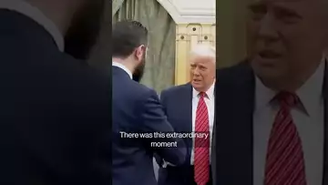 Why #Trump met with Syria's interim president #politics #shorts